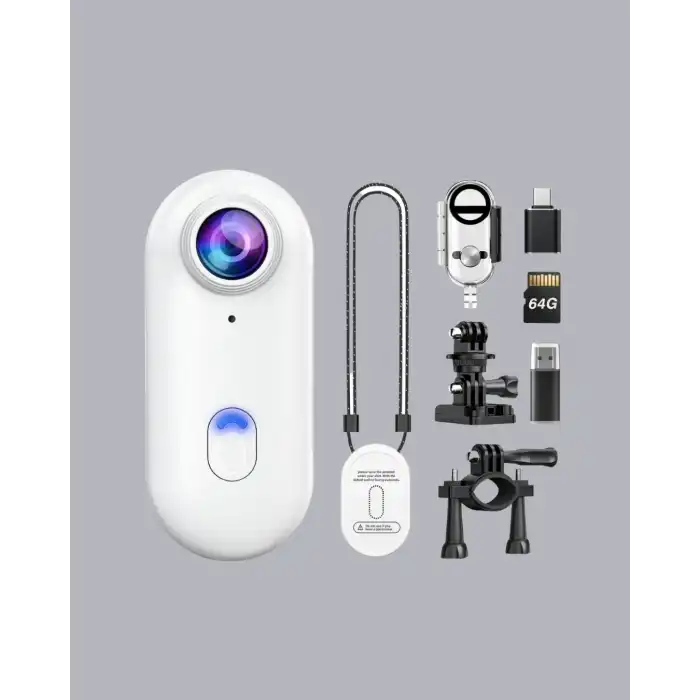 4K Full HD Spor Kamerası 360° Klips ve WiFi Özellikli
