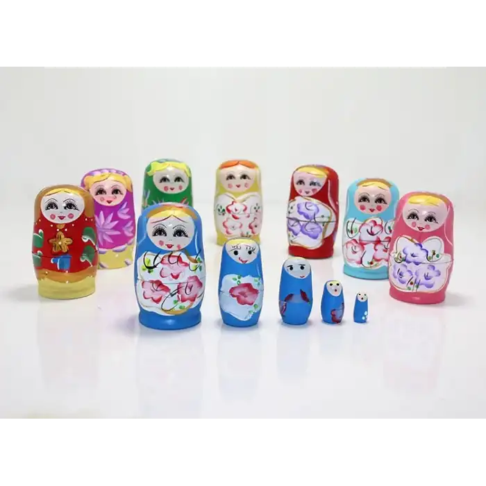 5li Ahşap Matruşka Alk1204