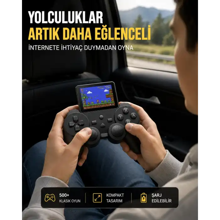 500 Oyun Tek Cihazda! Nostalji ve Eğlence Yanınızda