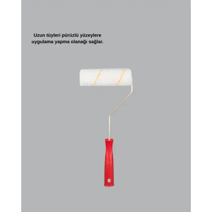 5’li Mini Rulo Boya Seti Duvar Tavan Emülsiyon Uygulama