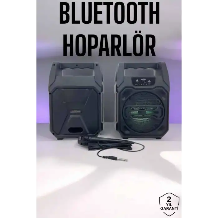6.5 İnç Kablosuz Hoparlör Bluetooth Bağlantılı Yüksek Ses Kaliteli