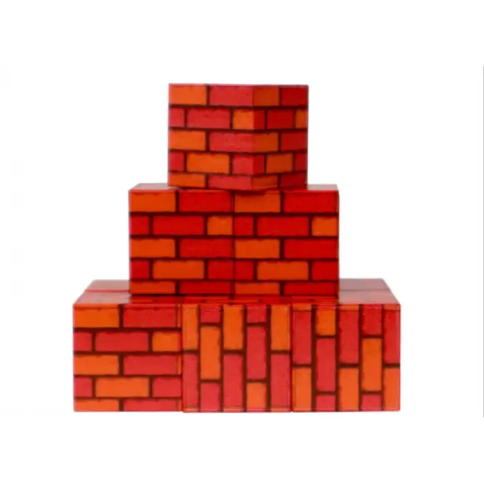 9 Parça Tuğla Blok