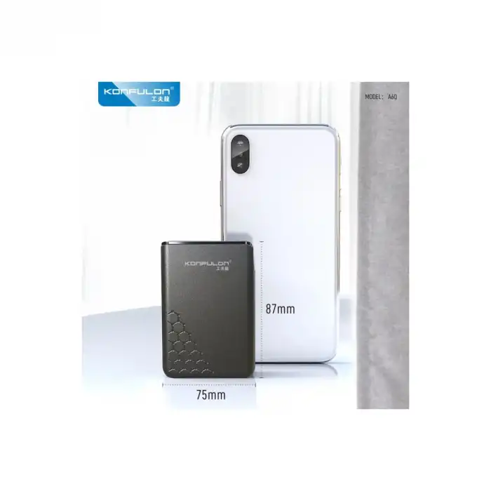 A6Q 22.5w Usb 3.0 Ve 20w Type-c Çıkışlı 10.000 Mah Pd Powerbank - Siyah