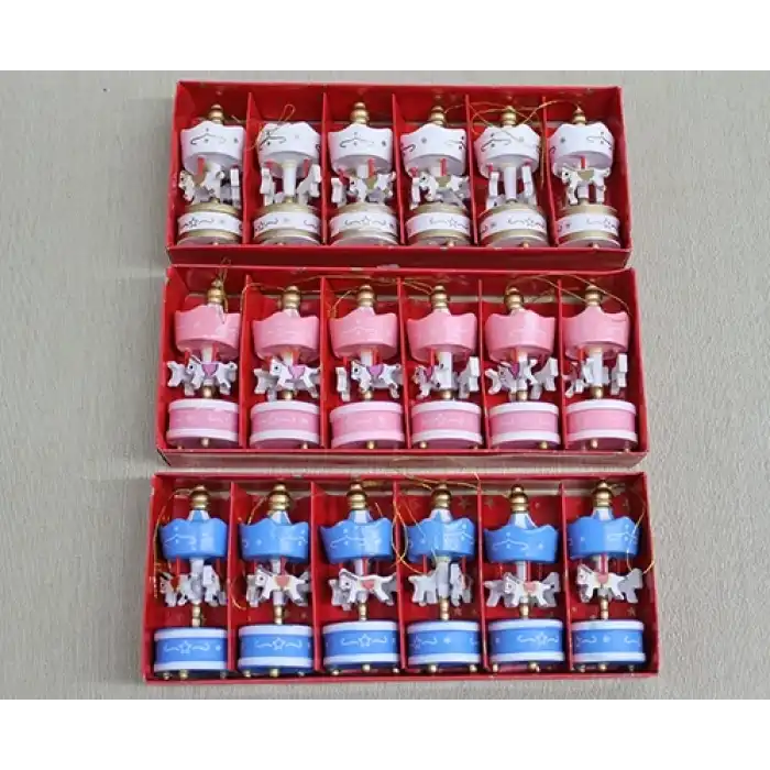 Ahşap 6lı Dekoratif Atlı Karınca Alk4393