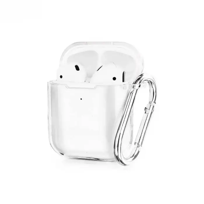 Airpods 2 (2.nesil) Hang Kılıf - Şeffaf