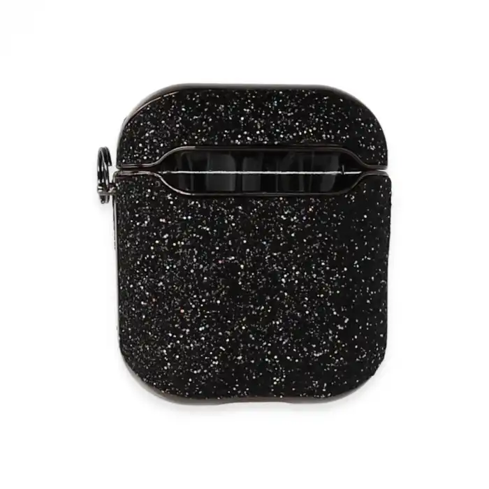Airpods 2 (2.nesil) Spell Simli Kılıf - Siyah