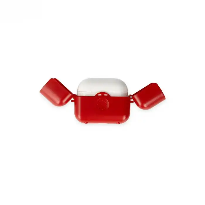 Airpods 3 (3.nesil) Basmalı Kılıf - Kırmızı