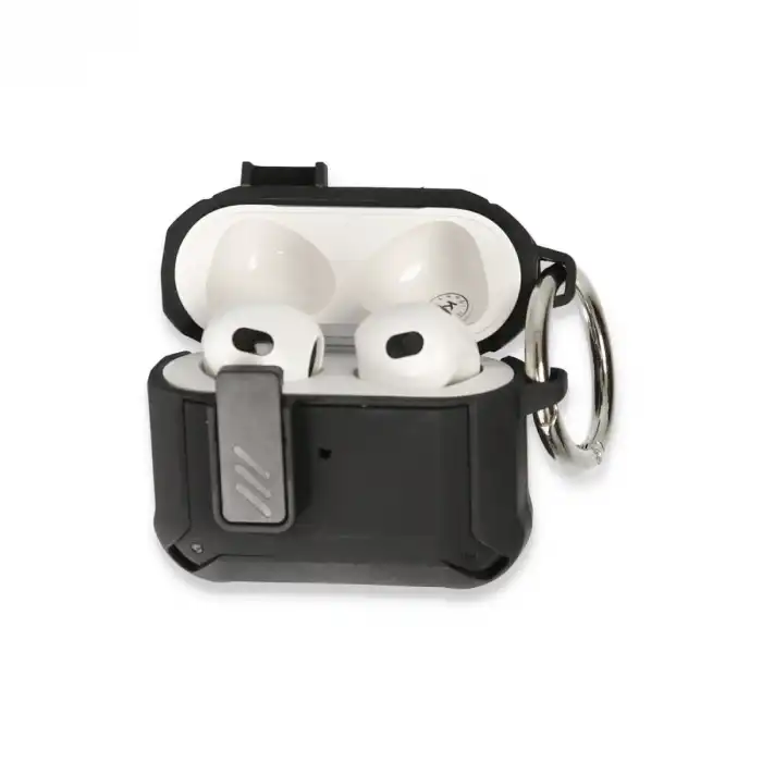 Airpods 3 (3.nesil) Truva Kılıf - Siyah