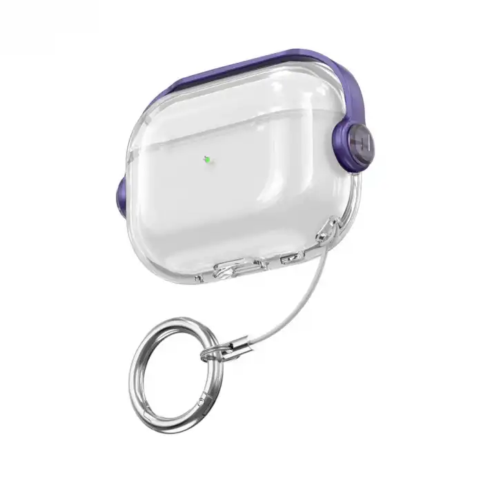Airpods Pro 3 (3.nesil) Tema Kılıf - Mor