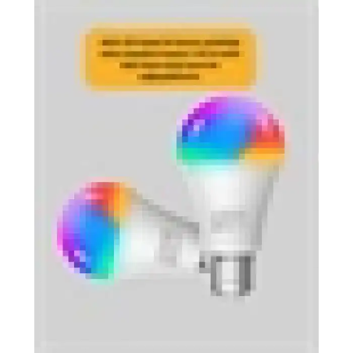 Akıllı 9W RGBW LED Ampul, tasaruflu romantik ışıklı