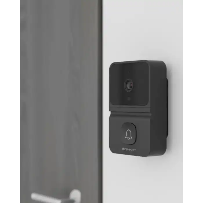 Akıllı Kapı Zili Kamera Gece Görüşlü Çift Yönlü Sesli WiFi