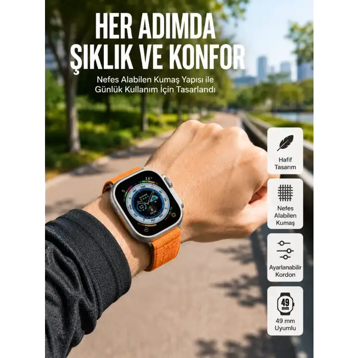 Akıllı Saat Amoled Ekran Bluetooth Bağlantılı Özel Tasarım Unısex