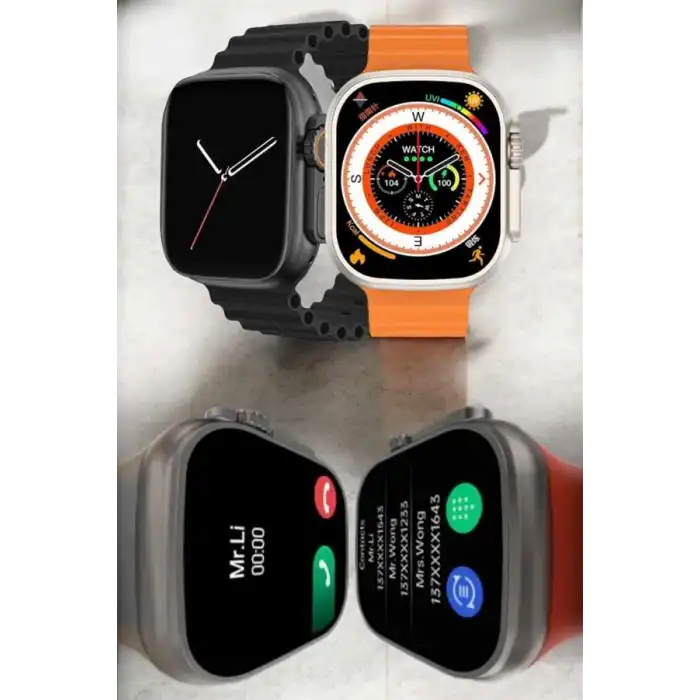 Akıllı Saat Android Ve İOS Uyumlu Arama Cevaplayan Dokunmatik Ekran