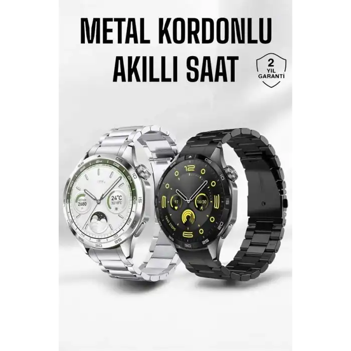 Akıllı Saat Bildirim Görme Amoled Ekran GPS Uyumlu Sesli Görüşme