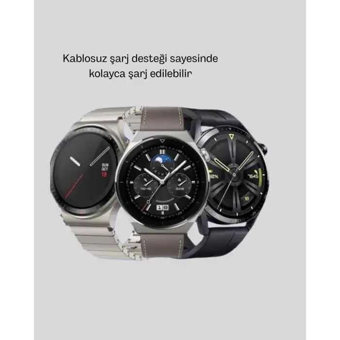 Akıllı Saat NFC – Bluetooth Arama ve Kablosuz Şarj Özellikli