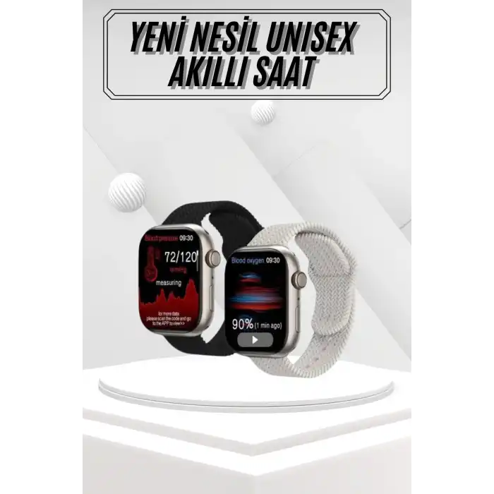 Akıllı Saat Uyku ve Sağlık Takibi GPS Uyumlu Tema Değiştirme