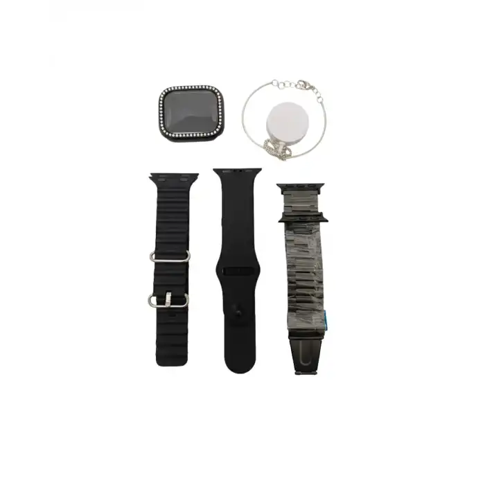 Akıllı Saat Uyumlu Çoklu Kordon ve Aksesuar Seti