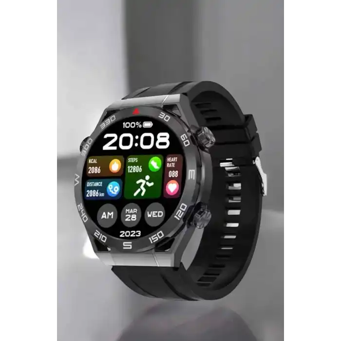 Akıllı Saat Yeni Nesil 2024 Model Metal Kordonlu Bluetooth Bağlantılı