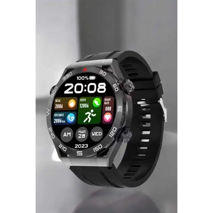 Akıllı Saat Yeni Nesil 2024 Model Metal Kordonlu Bluetooth Bağlantılı