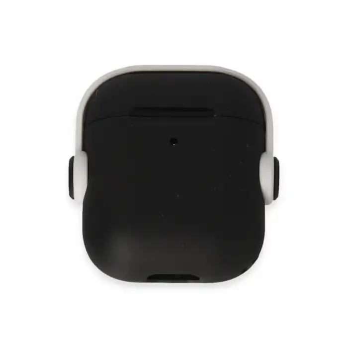 Apple Airpods 2 (2.nesil) Cool Kılıf - Siyah-beyaz