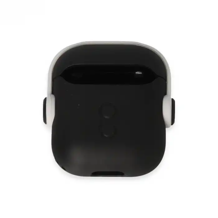 Apple Airpods 2 (2.nesil) Cool Kılıf - Siyah-beyaz