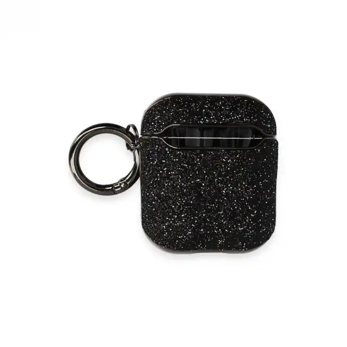 Apple Airpods 2 (2.nesil) Spell Simli Kılıf - Siyah