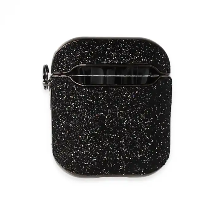Apple Airpods 2 (2.nesil) Spell Simli Kılıf - Siyah