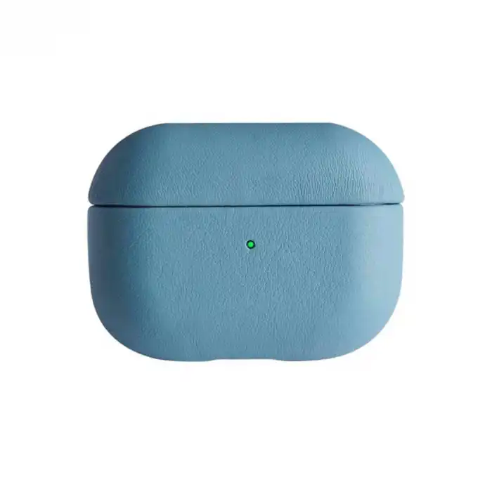 Apple Airpods 3 (3.nesil) 405 Deri Kılıf - Sierra Blue