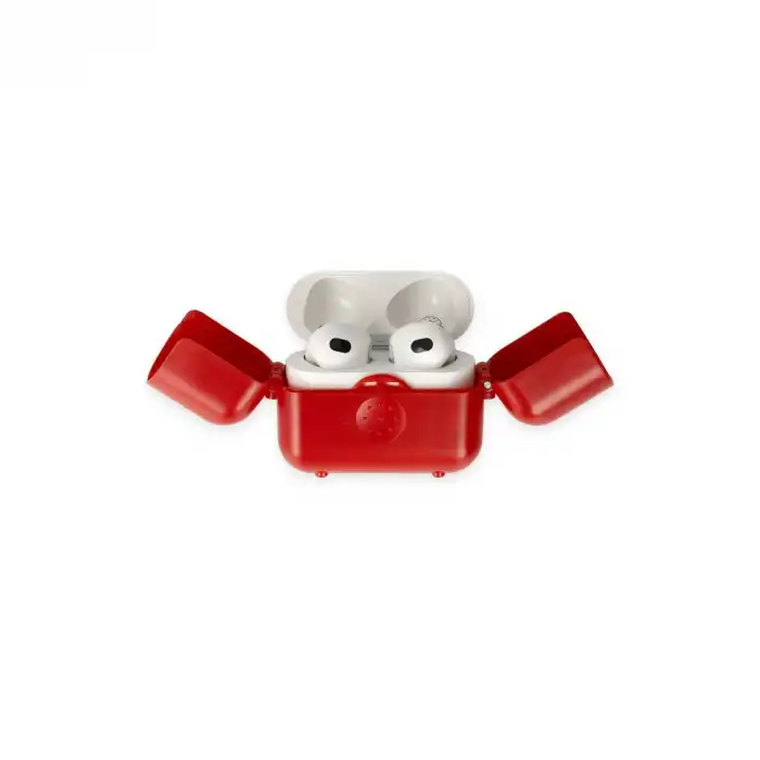 Apple Airpods 3 (3.nesil) Basmalı Kılıf - Kırmızı