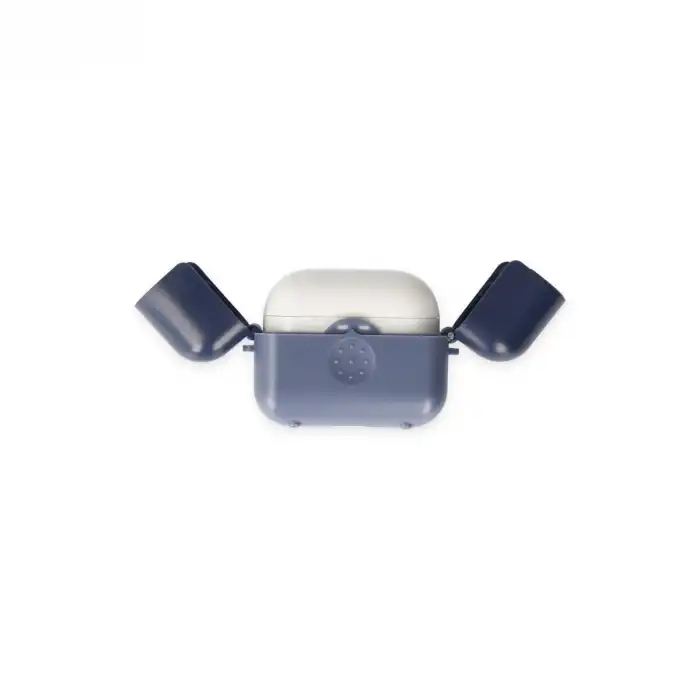 Apple Airpods 3 (3.nesil) Basmalı Kılıf - Mavi-lacivert