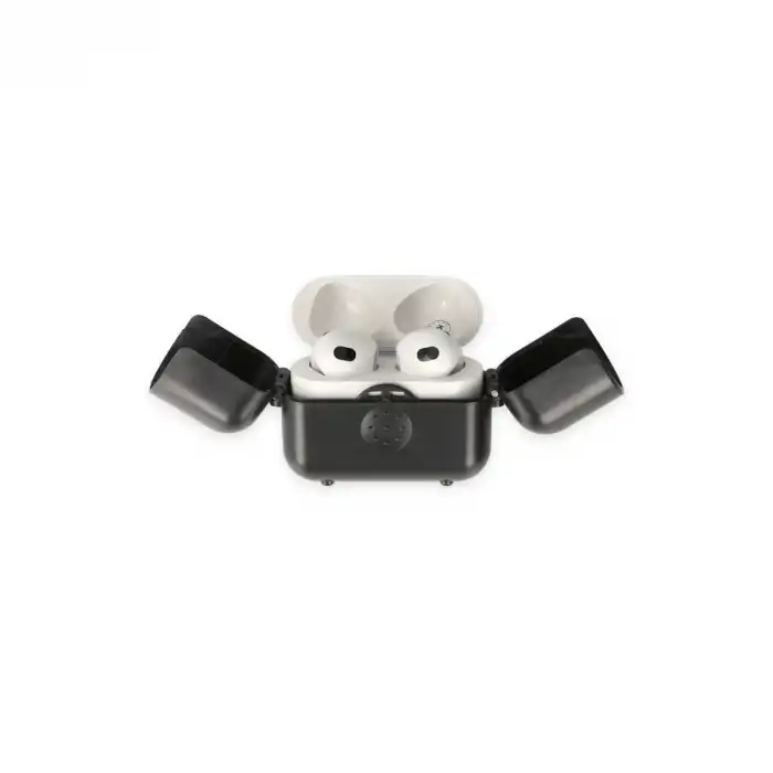 Apple Airpods 3 (3.nesil) Basmalı Kılıf - Siyah