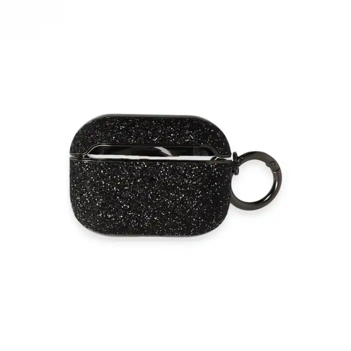 Apple Airpods Pro 2 (2.nesil) Spell Simli Kılıf - Siyah