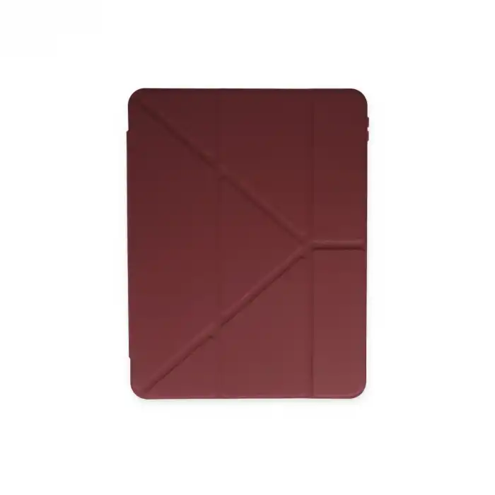 Apple İpad 2022 10.9 (10.nesil) Kılıf Kalemlikli Mars Tablet Kılıfı - Mürdüm