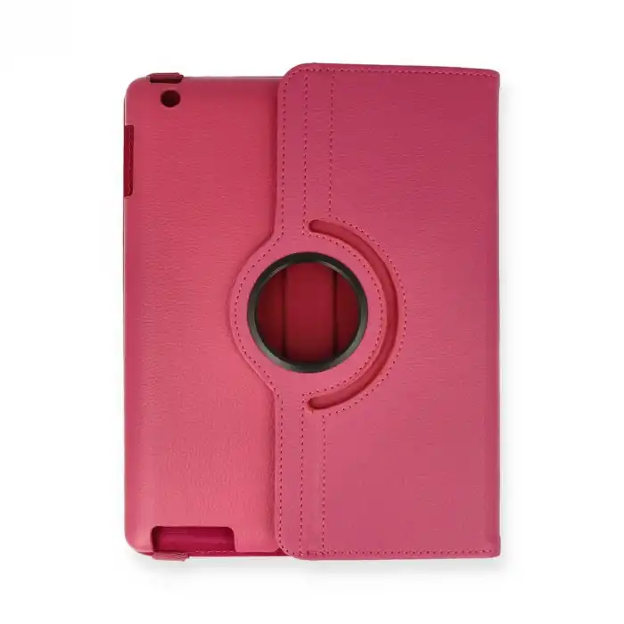 Apple İpad 4 9.7 Kılıf 360 Tablet Deri Kılıf - Pembe