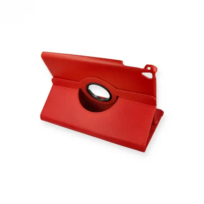 Apple İpad 9.7 (2018) Kılıf 360 Tablet Deri Kılıf - Kırmızı