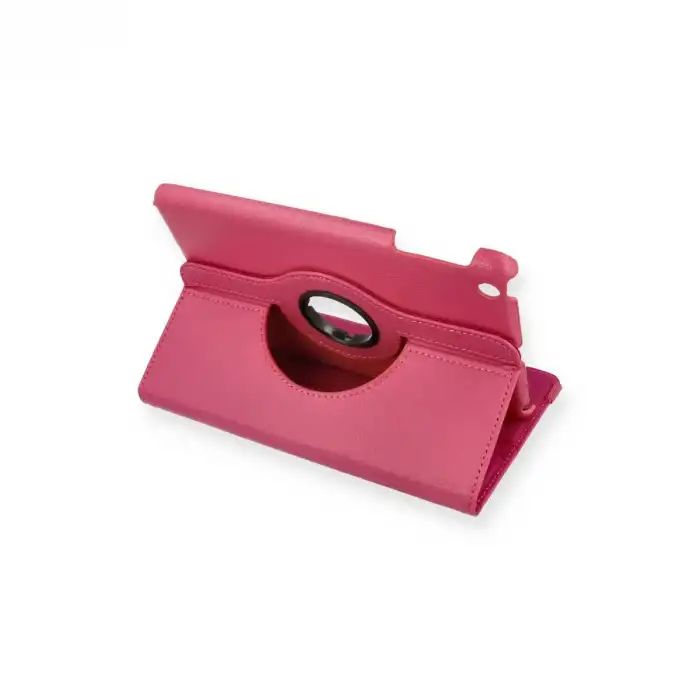 Apple İpad Mini 1 Kılıf 360 Tablet Deri Kılıf - Pembe