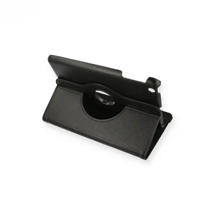 Apple İpad Mini 1 Kılıf 360 Tablet Deri Kılıf - Siyah