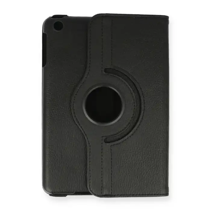 Apple İpad Mini 1 Kılıf 360 Tablet Deri Kılıf - Siyah