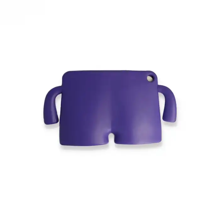 Apple İpad Pro 11 (2021) Kılıf Karakter Tablet Silikon - Mor