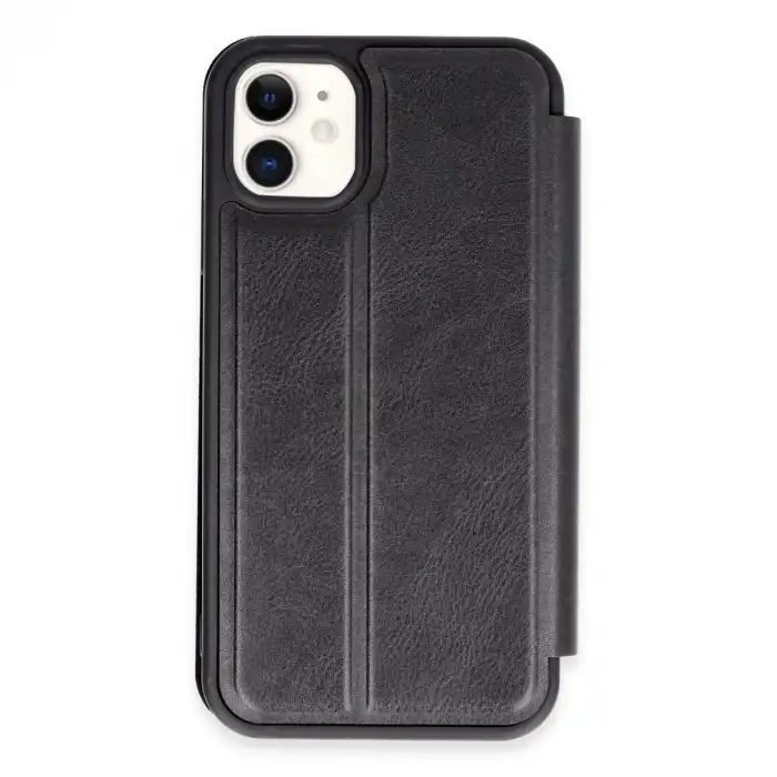 Apple İphone 11 Kılıf Flip Cover - Siyah