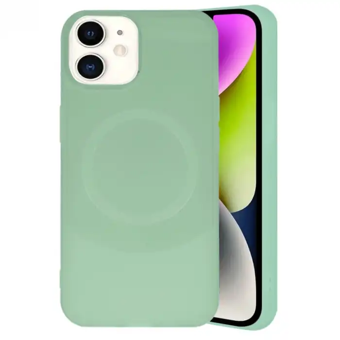 Apple İphone 11 Kılıf Maya Karbon Kapak - Su Yeşili