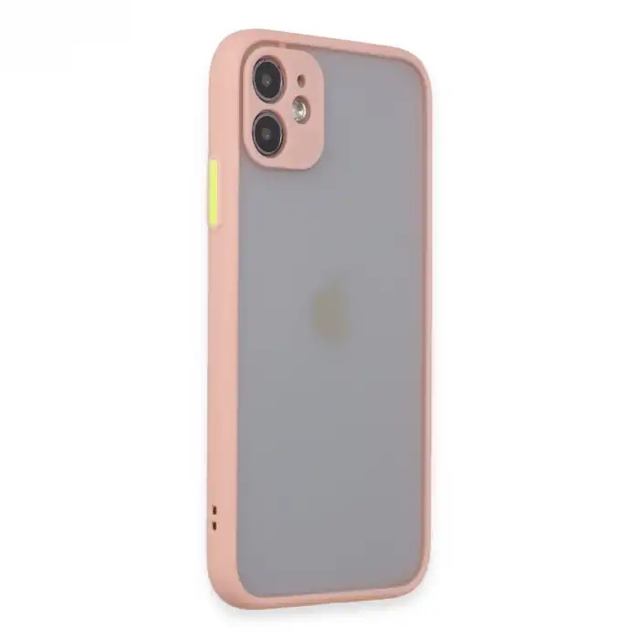Apple İphone 11 Kılıf Montreal Silikon Kapak - Pembe