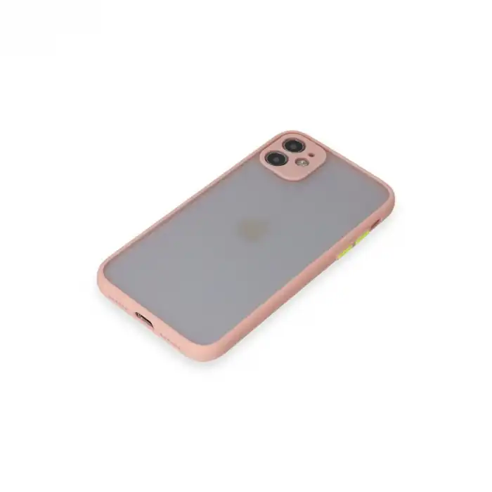 Apple İphone 11 Kılıf Montreal Silikon Kapak - Pembe