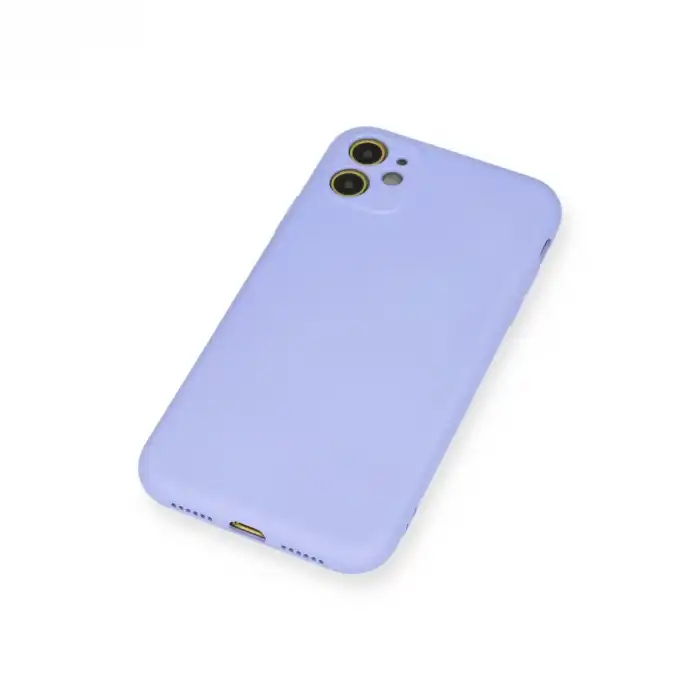 Apple İphone 11 Kılıf Nano İçi Kadife Silikon - Lila
