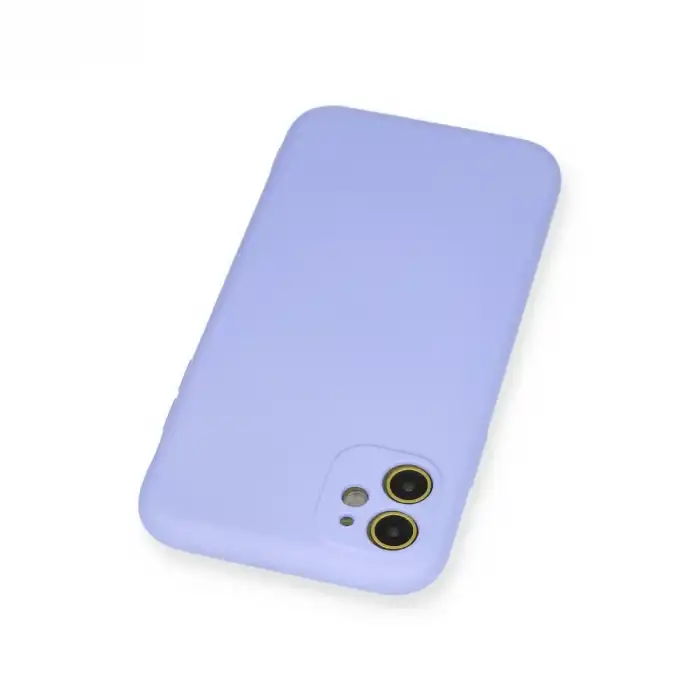 Apple İphone 11 Kılıf Nano İçi Kadife Silikon - Lila