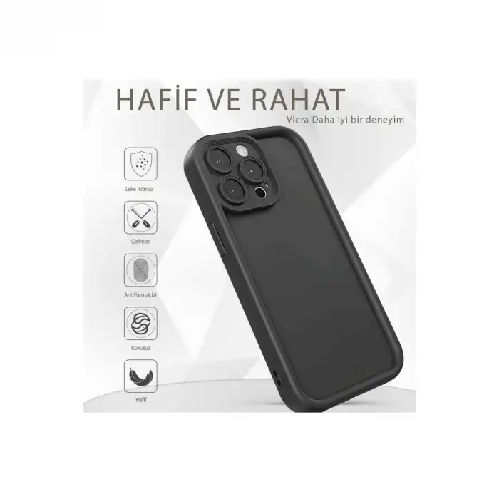 Apple İphone 11 Kılıf Viera Silikon - Gri