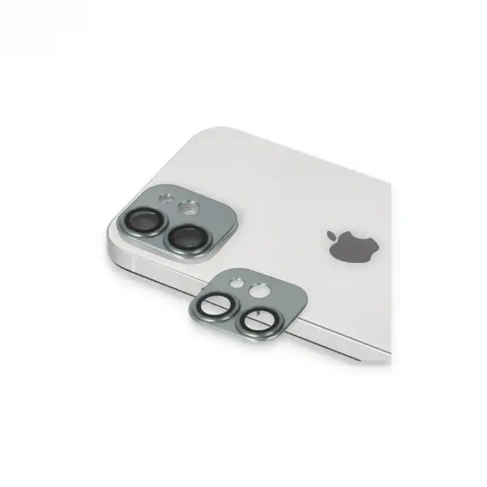 Apple İphone 11 Pers Alüminyum Kamera Lens - Yeşil