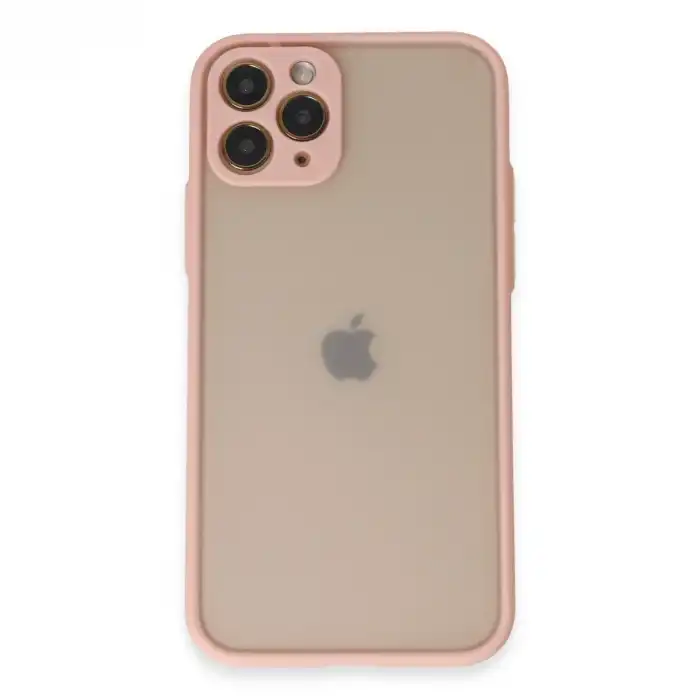 Apple İphone 11 Pro Kılıf Montreal Silikon Kapak - Pembe