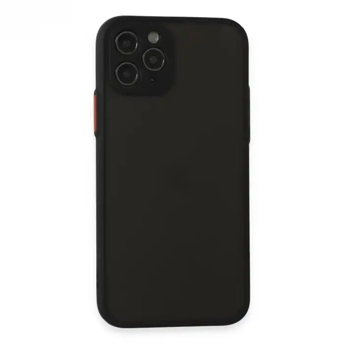 Apple İphone 11 Pro Kılıf Montreal Silikon Kapak - Siyah