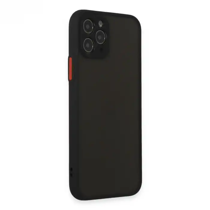 Apple İphone 11 Pro Kılıf Montreal Silikon Kapak - Siyah